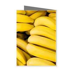 Bananas, Macro, Fruits, Ripe Bananas Mini Greeting Cards (pkg Of 8) by kyorashop23