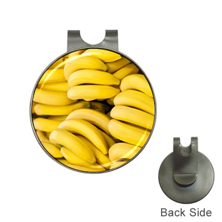 Bananas, Macro, Fruits, Ripe Bananas Hat Clips with Golf Markers