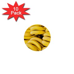 Bananas, Macro, Fruits, Ripe Bananas 1  Mini Buttons (10 Pack) 