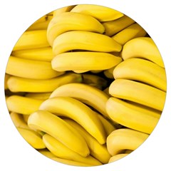 Bananas, Macro, Fruits, Ripe Bananas Round Trivet