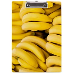 Bananas, Macro, Fruits, Ripe Bananas A4 Acrylic Clipboard