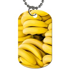 Bananas, Macro, Fruits, Ripe Bananas Dog Tag (one Side)