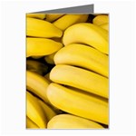 Bananas, Macro, Fruits, Ripe Bananas Greeting Card Left