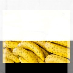 Bananas, Macro, Fruits, Ripe Bananas Rectangular Jigsaw Puzzl by kyorashop23