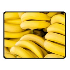 Bananas, Macro, Fruits, Ripe Bananas Fleece Blanket (small)