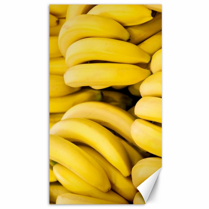 Bananas, Macro, Fruits, Ripe Bananas Canvas 40  x 72 