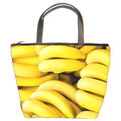 Bananas, Macro, Fruits, Ripe Bananas Bucket Bag