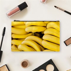 Bananas, Macro, Fruits, Ripe Bananas Cosmetic Bag (medium)