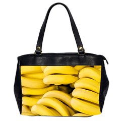 Bananas, Macro, Fruits, Ripe Bananas Oversize Office Handbag (2 Sides)