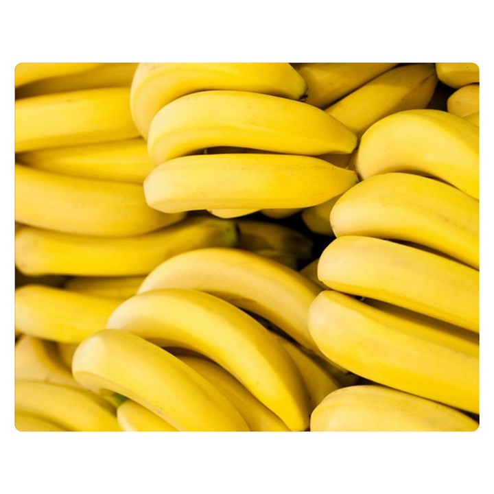 Bananas, Macro, Fruits, Ripe Bananas Premium Plush Fleece Blanket (Medium)