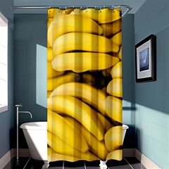 Bananas, Macro, Fruits, Ripe Bananas Shower Curtain 36  X 72  (stall)  by kyorashop23