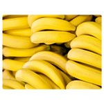 Bananas, Macro, Fruits, Ripe Bananas Two Sides Premium Plush Fleece Blanket (Baby Size) 40 x30  Blanket Front