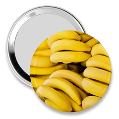 Bananas, Macro, Fruits, Ripe Bananas 3  Handbag Mirrors by kyorashop23