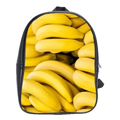 Bananas, Macro, Fruits, Ripe Bananas School Bag (xl)