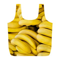 Bananas, Macro, Fruits, Ripe Bananas Full Print Recycle Bag (l) by kyorashop23