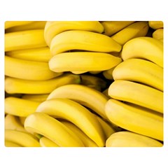 Bananas, Macro, Fruits, Ripe Bananas Premium Plush Fleece Blanket (medium) by kyorashop23