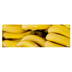 Bananas, Macro, Fruits, Ripe Bananas Banner And Sign 6  X 2  by kyorashop23