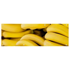 Bananas, Macro, Fruits, Ripe Bananas Banner And Sign 9  X 3  by kyorashop23