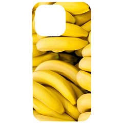 Bananas, Macro, Fruits, Ripe Bananas Iphone 15 Pro Max Black Uv Print Pc Hardshell Case by kyorashop23