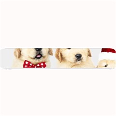 Christmas Puppies, Santa, Craciun, Christmas, Funny, Hat, Puppy, Red Small Bar Mat by kyorashop23