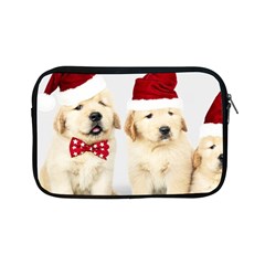 Christmas Puppies, Santa, Craciun, Christmas, Funny, Hat, Puppy, Red Apple Ipad Mini Zipper Cases by kyorashop23