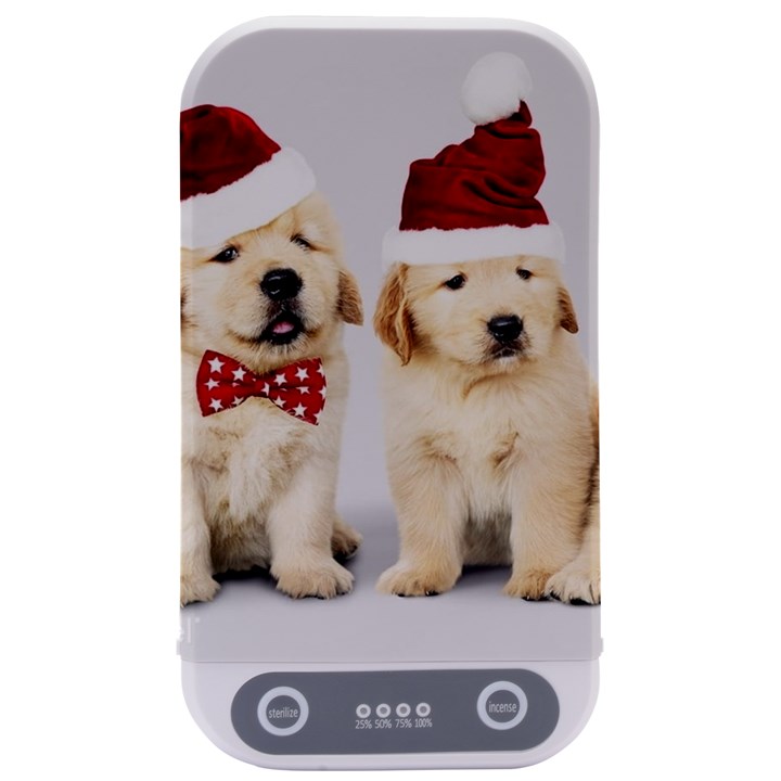 Christmas Puppies, Santa, Craciun, Christmas, Funny, Hat, Puppy, Red Sterilizers