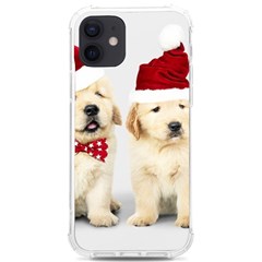 Christmas Puppies, Santa, Craciun, Christmas, Funny, Hat, Puppy, Red iPhone 12/12 Pro TPU UV Print Case