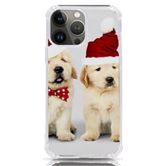 Christmas Puppies, Santa, Craciun, Christmas, Funny, Hat, Puppy, Red Iphone 13 Pro Max Tpu Uv Print Case by kyorashop23