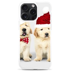 Christmas Puppies, Santa, Craciun, Christmas, Funny, Hat, Puppy, Red Iphone 15 Pro Max Tpu Uv Print Case by kyorashop23