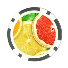 Fruit, Lemon Poker Chip Card Guard (10 Pack) by kyorashop23