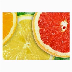 Fruit, Lemon Large Glasses Cloth (2 Sides)