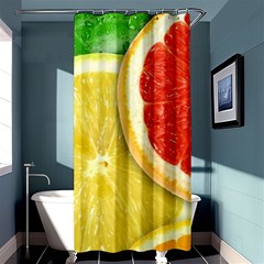 Fruit, Lemon Shower Curtain 36  X 72  (stall)  by kyorashop23