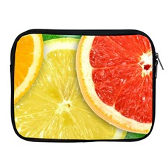 Fruit, Lemon Apple Ipad 2/3/4 Zipper Cases by kyorashop23