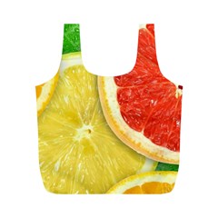 Fruit, Lemon Full Print Recycle Bag (m)