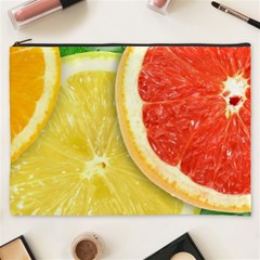 Fruit, Lemon Cosmetic Bag (xxxl)