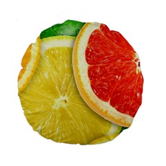 Fruit, Lemon Standard 15  Premium Round Cushions by kyorashop23