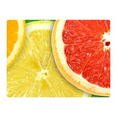 Fruit, Lemon Two Sides Premium Plush Fleece Blanket (mini)