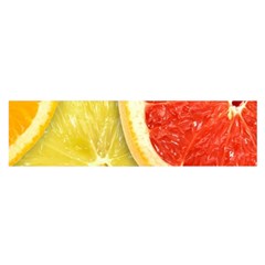 Fruit, Lemon Oblong Satin Scarf (16  X 60 )