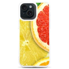 Fruit, Lemon Iphone 15 Plus Tpu Uv Print Case