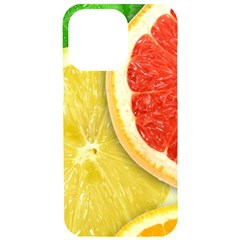 Fruit, Lemon Iphone 15 Pro Max Black Uv Print Pc Hardshell Case