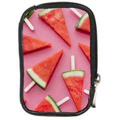 Fruits, Watermelon, Fruit Compact Camera Leather Case by kyorashop23