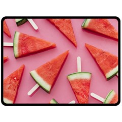 Fruits, Watermelon, Fruit Fleece Blanket (large)