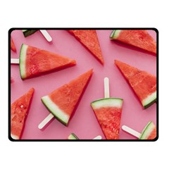 Fruits, Watermelon, Fruit Two Sides Fleece Blanket (small)