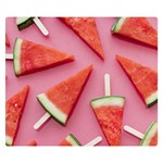 Fruits, Watermelon, Fruit Two Sides Premium Plush Fleece Blanket (Kids Size) 50 x40  Blanket Front