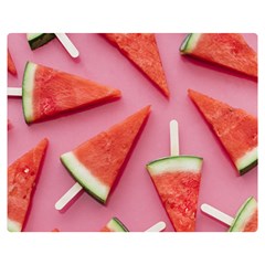 Fruits, Watermelon, Fruit Two Sides Premium Plush Fleece Blanket (teen Size)