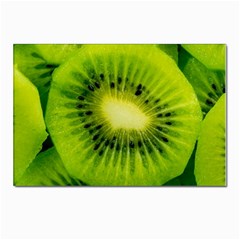 Kiwi Fruits, Close-up, Exotic Fruit Postcards 5  X 7  (pkg Of 10) by kyorashop23