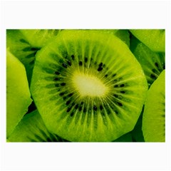 Kiwi Fruits, Close-up, Exotic Fruit Large Glasses Cloth (2 Sides) by kyorashop23