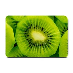 Kiwi Fruits, Close-up, Exotic Fruit Small Doormat by kyorashop23