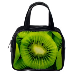 Kiwi Fruits, Close-up, Exotic Fruit Classic Handbag (one Side)