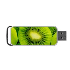 Kiwi Fruits, Close-up, Exotic Fruit Portable Usb Flash (two Sides)